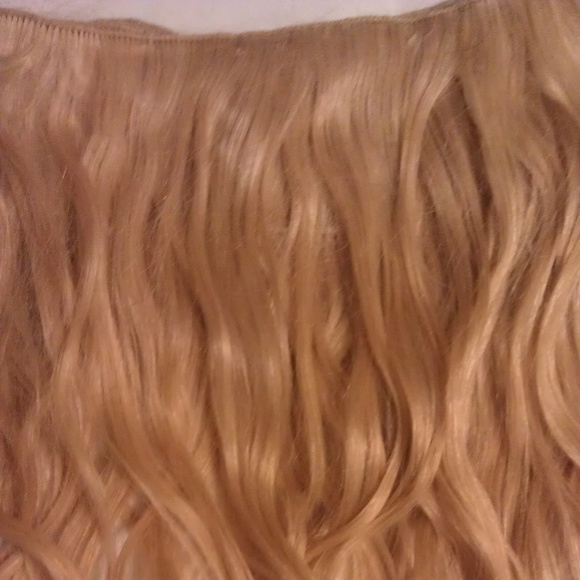 Handtied Thin Weft Blonde Human Hair Extensions - Picture 1 of 2